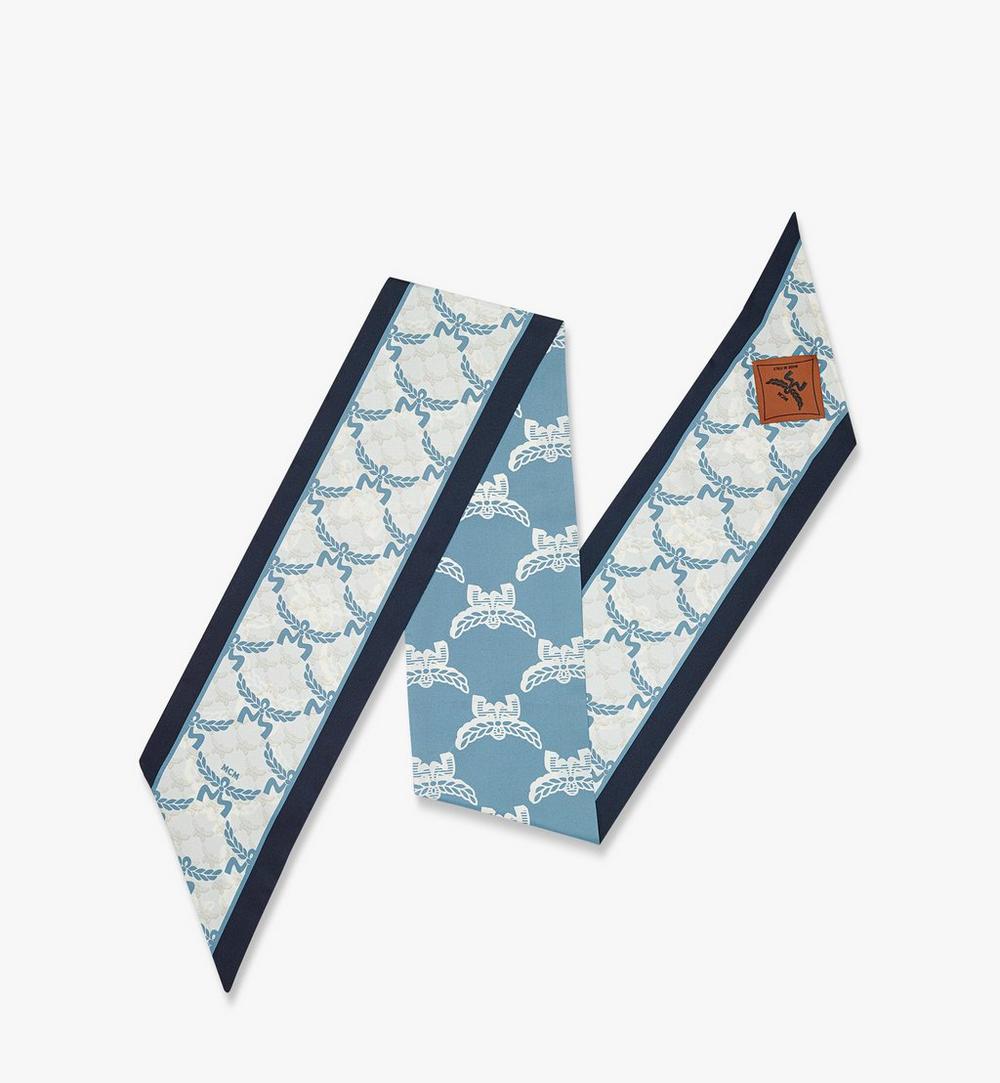 Lauretos Jacquard Petite Scarf in Organic Silk 1 Lauretos Jacquard Petite Scarf in Organic Silk 1
